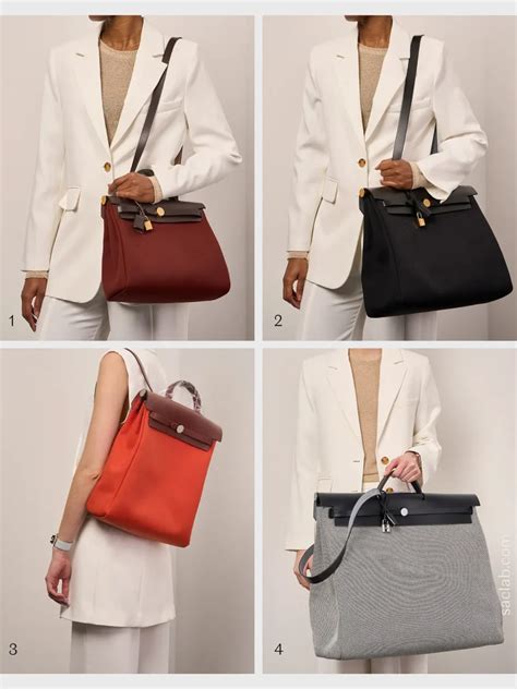 hermes herbag size pm|hermes herbag 31 price 2024.